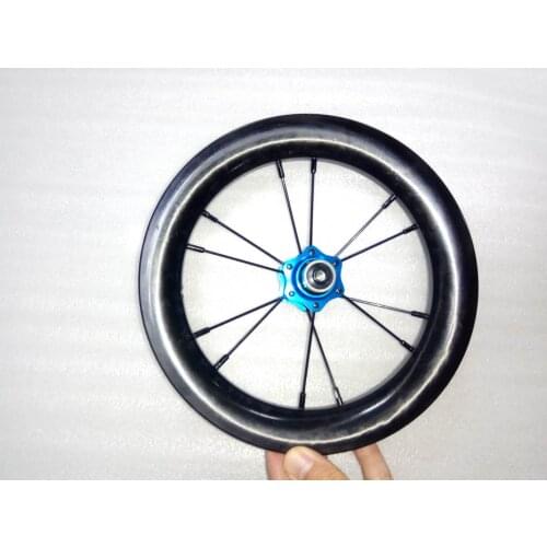 12' BMX Wheelset 12 Inch Hot Sale BMX Carbon Wheels 30mm Depth 25mm Width Tubless Full Carbon 3K / UD 6 Colours Hubs