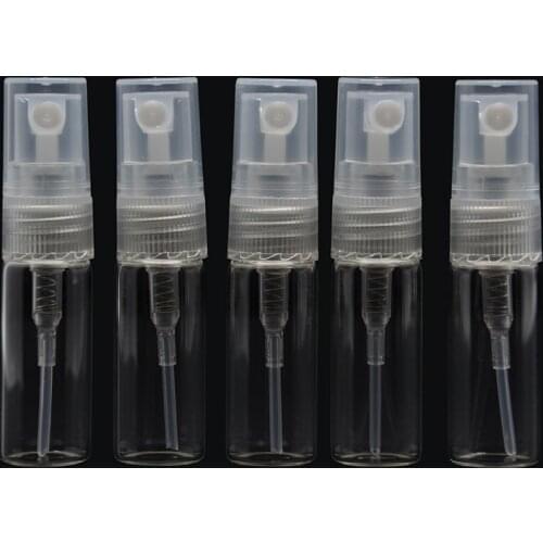 3ML 5ML (10Piece/lot) Free Shipping Travel Refillable Glass Perfume Bottle With Spray& Empty Parfumeperfume bottles atomizer