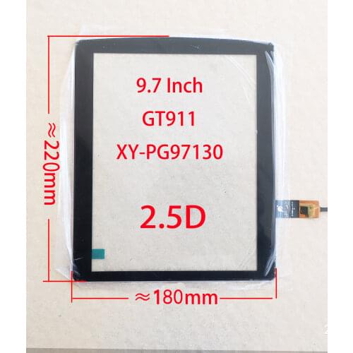 9.7 Inch Capacitive Touch Screen Digitizer Sensor For Radio 221*171mm 6Pin GT911 XY-PG97130-FPC HLC-1691 Honda Toytoa DasAuto