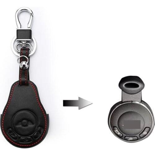 Key Case For Car Genuine Leather Car Key Cover For Bmw Mini Cooper Countryman Key Case Accessories