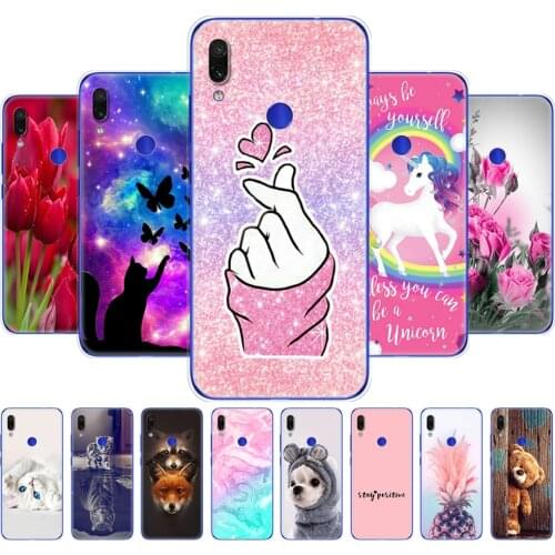 For Xiaomi Mi Play Case On MiPlay Pattern Silicon Soft TPU Back Phone Cover for Xiaomi Mi Play Full 360 Protective Coque Bumper