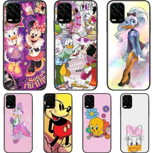 Mickey Friends cartoon Phone Case For XiaoMi Redmi Note 11 10 9S 8 7 6 5 A Pro T Y1 Anime Black Cover Silicone Back Pre style co