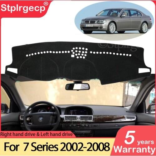 For BMW 7 Series E65 2002~2008 Anti-Slip Anti-UV Mat Dashboard Cover Pad Dashmat Protect Carpet Accessories 730i 740i 750i 2003