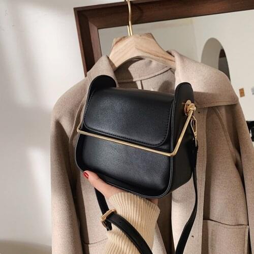 FANTASY Small PU Messenger Shoulder Bags For Women Pure Color Exquisite Handbags Female 5 Colors Luxury Designer Top-Handle Bags