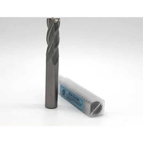 Router bit 5 pcs of 12*12*53*110 with 4 Flute HSS M2AL end mill for CNC milling machine tools mills cutter