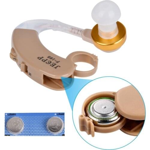 JECPP Digital Hearing Aid Sound Amplifier In Ear Hearing Enhancement Device with Storage Case Cleaning Brush Screwdriver