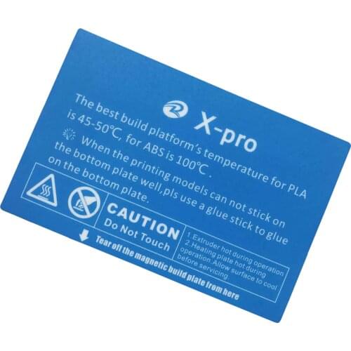 QIDI TECHNOLOGY 3D printer PC Glue (Build platform cover) for QIDI TECH X pro