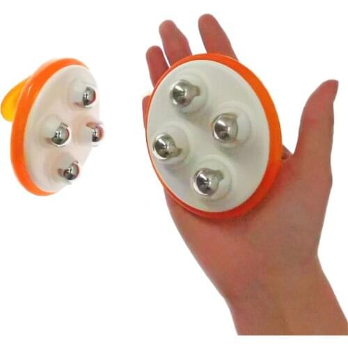 4 Roller Ball Body Massage Anti-Cellulite Muscle Pain Relief Relax Massager For Neck Back Shoulder Buttocks Face Lift Tools