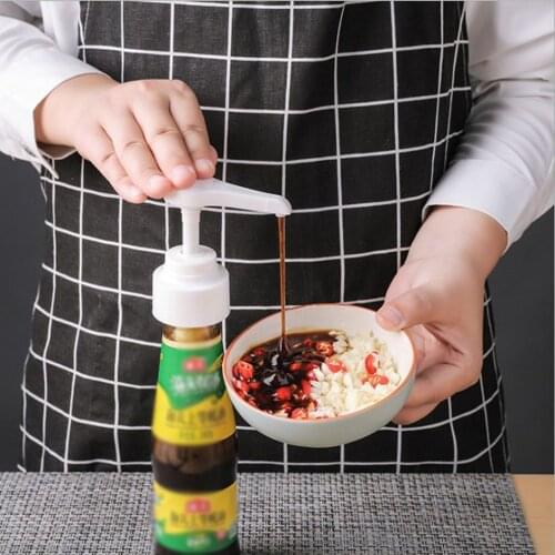 1PC Multi-Purpose Syrup Ketchup Vinegar Olive Oil Bottle Head Pressure Nozzle Household Kitchen Accessories Supplies