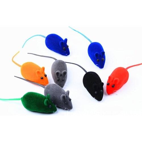 Cat Squeaky Mouse Toy Dog Cat Playing Toy Squeak Noise Toy False Rat Mice CFE