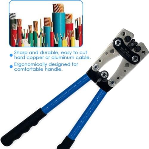 HX-50B Hexagonal Connector Crimping Tool 6-50mm² Cable Lug Crimping Tool Hex Connector Crimping Pliers Electrician Cutter Pliers