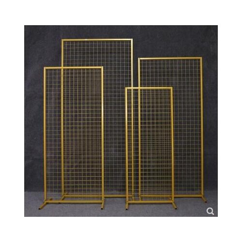 Wedding props new iron mesh screen road guide background ornament stage decoration scene layout rectangular frame