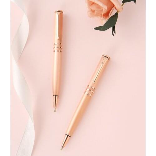 Guoyi QA8 Rose Gold G2 424 Ballpoint Pen Metal High-end Business Office Gifts and Corporate Logo Customized Signature Pen