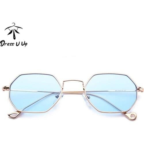 DRESSUUP Hipster Mental Sunglasses Women Brand Designer Men Vintage UV400 Sun Glasses Oculos De Sol Feminino Lentes Hombre