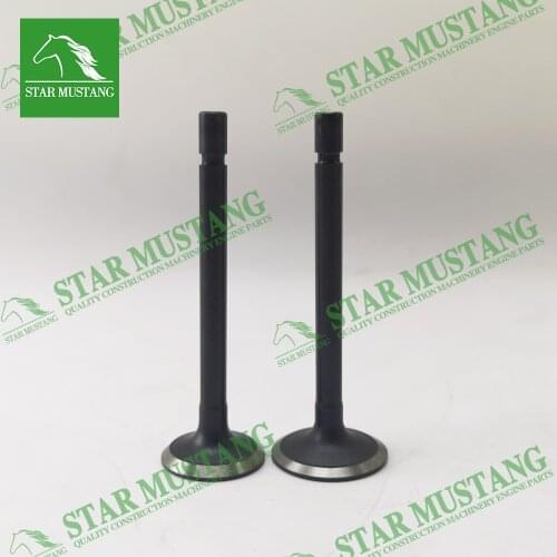 ZB400 Z500 D650 D750 Engine Valve Intake 15261-13110 15261-13112 Exhaust 15261-13120 15261-13122 For Kubota (For One Engine)