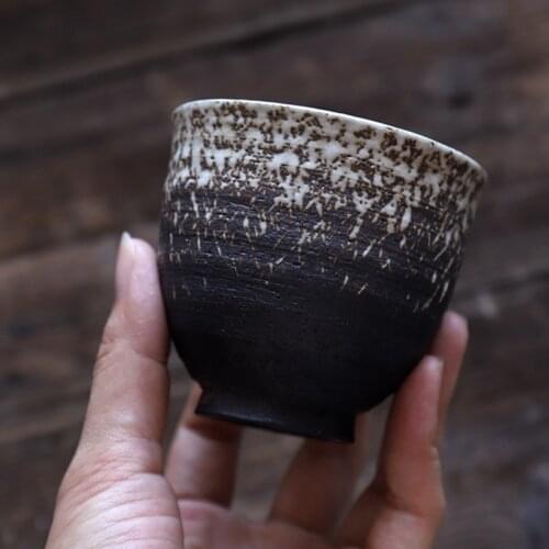 High Quality Porcelain Retro Water Cup Vintage Tea Cup 180ML Ceramic Water Mug 150ml Teacup Home Decor