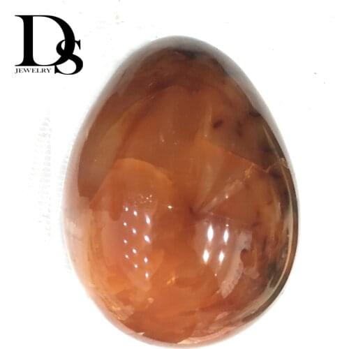 Natural Red Carnelian Yoni Egg Crystal Quartz Agate Specimen Vaginal Ball For Yoga Meditation Massage Gifts Home Decoration