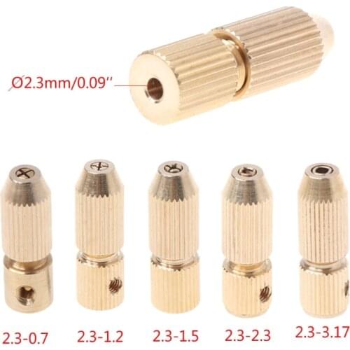 1 Pc 2.3mm 3.17mm Micro Drill Clamp Fixture Chuck 0.7-3.2mm Electric Motor Shaft