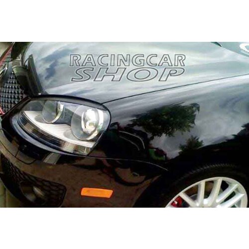 PAINTED EYELID EYEBROW EYELIDS EYEBROW 1PAIR for Volkswagen MK5 Golf Rabbit GTI R32 Jetta MK5 Headlight 03-09 V06EF