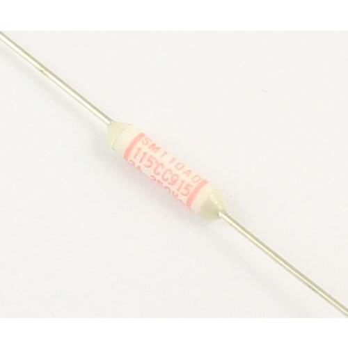 10pcs Microtemp Thermal Fuse Axial 115 Degree TF Cutoff 2A 250V SM SM110A0