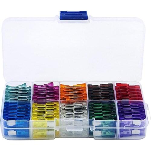 100pcs Assorted Auto Car Truck Standard Blade Fuse Car Boat Truck Suv Automotive Replacement Fuses