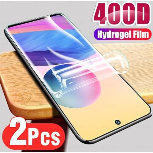 2Pcs Full Cover Soft Hydrogel Film For Xiaomi Redmi Note 10T 5G Phone Screen Protection For Readmi Note10T 2021 6.5" Not Glass