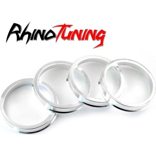 4pcs 66.6mm 57.1mm Aluminum Wheel Cap Hub Centric Hole Rings Car Spaacer Fill Ring