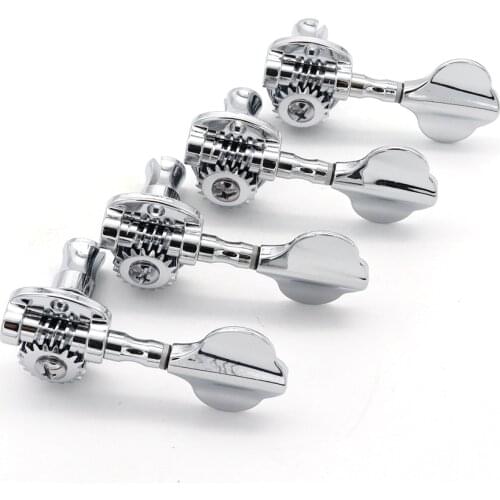 4R/4L Guitar Tuning Pegs Chrome Wilkinson JIN HO open Bass Tuner w/ Mounting Hardware JB-450
