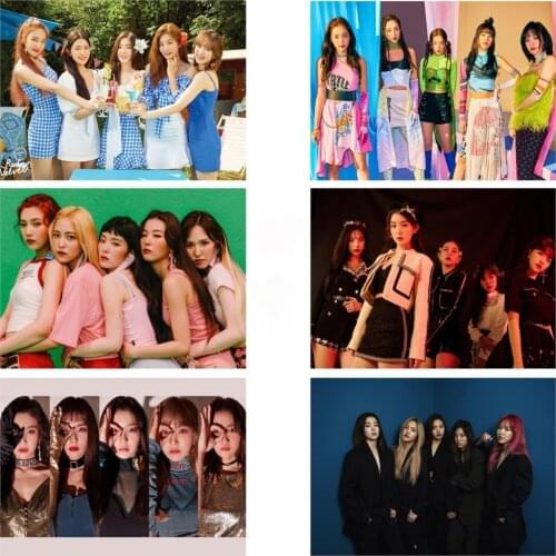 5D DIY Diamond Painting Red Velvet Kpop Posterscross Stitch Mosaic Diamond Embroidery Flower Full of Square Diamond Home Decorat