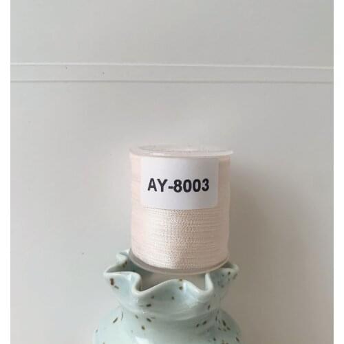 AY-8003 A Roll Wholesale 2mm-36mm 100% Pure Silk Embroidery Ribbons Handcraft Supply Double Faced Thin Taffeta Silk Ribbon