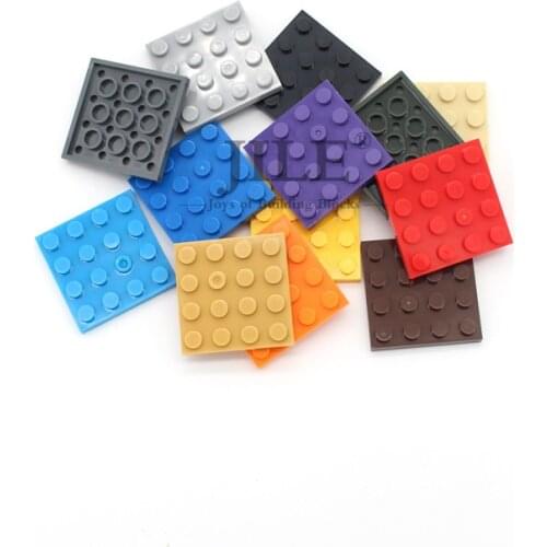 Moc Small Base Plate 4x4 3031 DIY Creative Enlighten Building Blocks Bricks Parts Sets Bulk Compatible with Assembles Particles