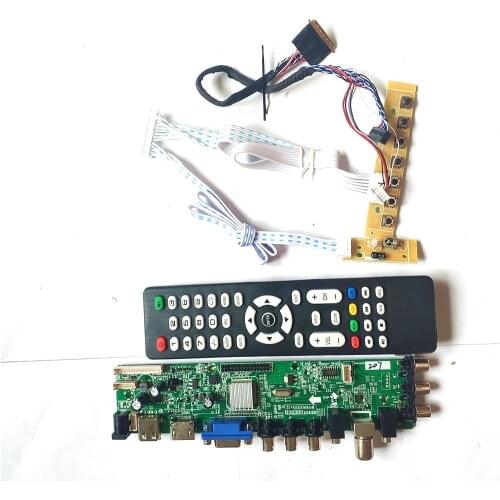 For N173FGE-L23/L21/L63/LA3/L12 1600*900 DVB digital universal LVDS 40Pin HDMI-Compatible VGA USB AV TV LCD Controller board