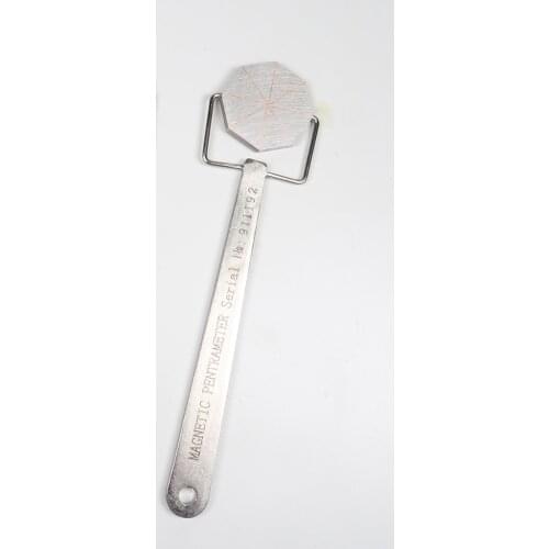 PIE Gauge #1 Magnetic Pie indicator Magnetic Particle Testing / pie shaped magnetic particle field indicator set