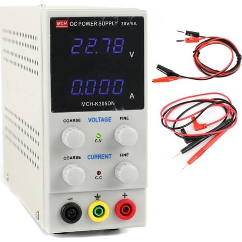 MCH K305DN K3010DN Mini Digital Laboratory Adjustable Regulated Switching DC Power Supply 30V 5A 10A For Current Voltage Test
