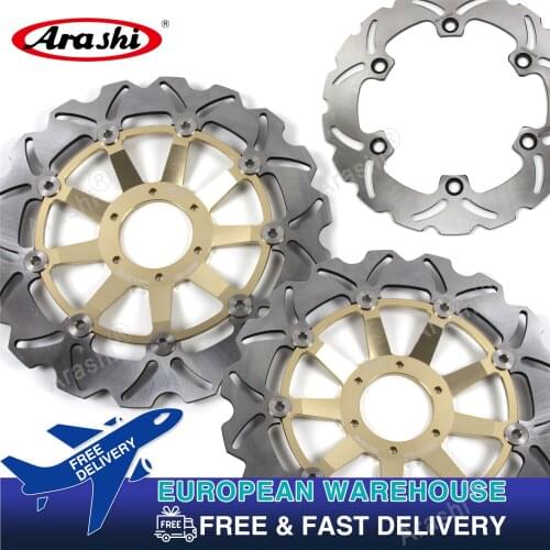 EU Stock CNC Floating Front Rear Brake Discs Rotors For HONDA XLV VARADERO 1000 2003-2011 XLV1000 2004 2005 2006 2007 2008 2009
