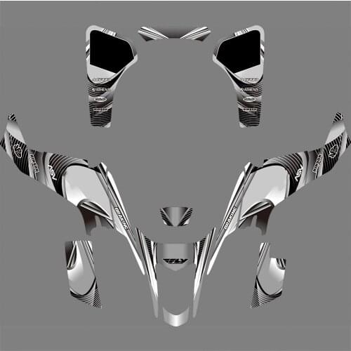 Full set of Motocross ATV LTZ 400 3M Graphics Decals STICKERS Backgrounds for Suzuki LTZ400 2003 2004 2005 2006 2007 2008 400LTZ