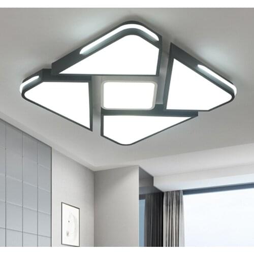 Luminaire Ceiling Lights for Living Room Bedroom Sourface Mounted White Black light fixture 110V 220V Ceiling Lamp avize lights