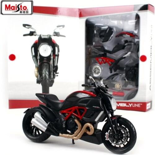 Maisto 1:12 Ducati DIAVEL CARBON Assembly DIY MOTORCYCLE BIKE Model Kit FREE SHIPPING NEW ARRIVAL 39196