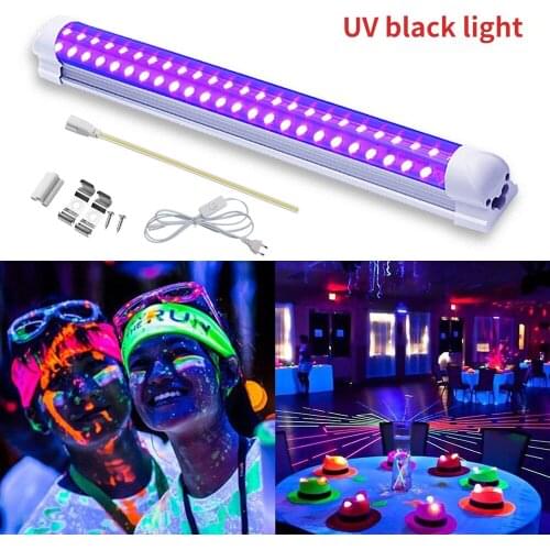 10W Stage Lighting UV Purple Led Tube for Party Christmas Bar Lamp Laser Stage Wall Washer Spot Light Backlight Disco Lamp