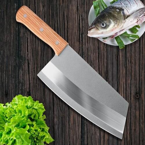 Chef Slicing Knife 3Cr13 Stainless Steel Kitchen Knives Cooking Cleaver Light Weight for Lady Kitchen Knife Comfortale Handle