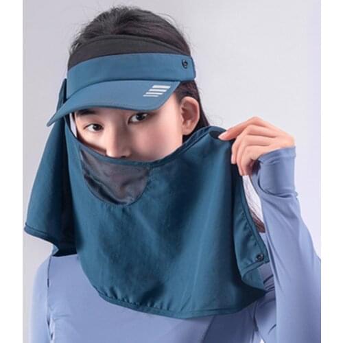 Sun Hat For Man Sunhat Summer Outdoor Quick-drying Sunscreen Fisherman Hat Fishing Breathable Sun hats Female Face Mask