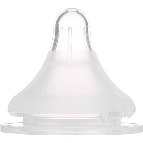 Silicone Gel Feeding Bottle Pacifier Wide Mouth Baby Nipple Infant Kids Teether Care Feeding Bottle Pacifier M09