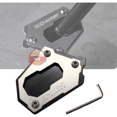 Side stand extension motorcycle mount extension plate foot plate for BMW R1250 GS LC R1200GS ADV Adventure 2013 14-2018