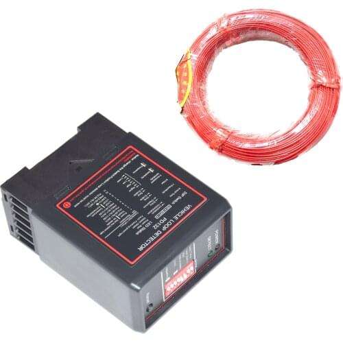Parking lot management Black dual way loop detector vehicle sensor PD132 with 1.0mm*50m High temperature wire