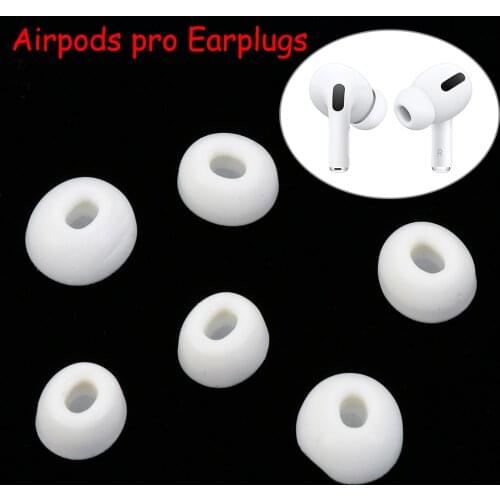 1 Pair 3 Colors Ear Pads Sleeve Earbuds Cover For Airpods Pro Earplugs Cap Memory Foam Ear Tips Replacement Earphone Accessories