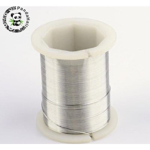 0.3mm 28Gauge Copper Jewelry Wire for DIY Craft Beadwork Material Golden Silver Color for Choice About 50m/roll