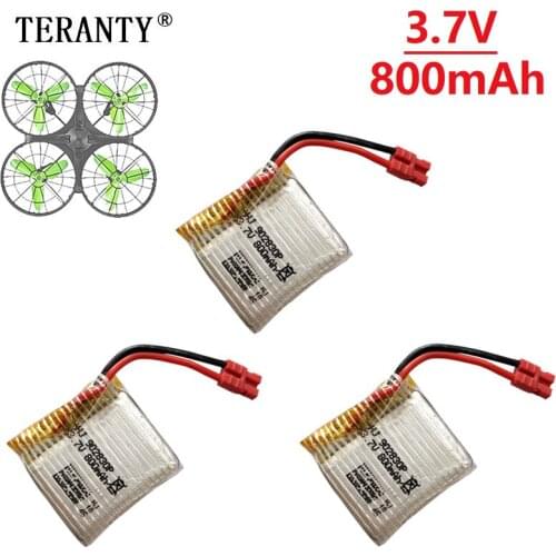 3Pcs 3.7 V 800mAh lipo battery for Syma X21 / X21w x26 drone RC quadcopter spare parts 902830 accessories 3.7v battery