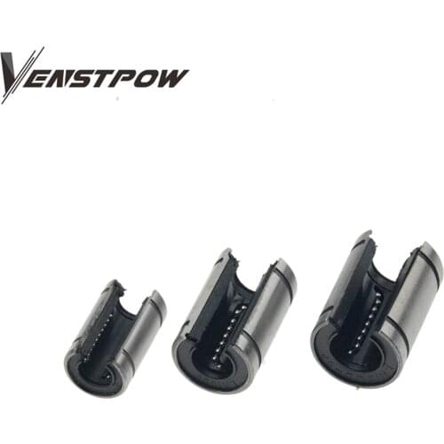Free shipping 4pcs/lot LM20UUOP LM10UUOP LM16UUOP LM25UUOP LM30UUOP 20mm Linear bearings Open Type CNC Linear Bushing 3D printer