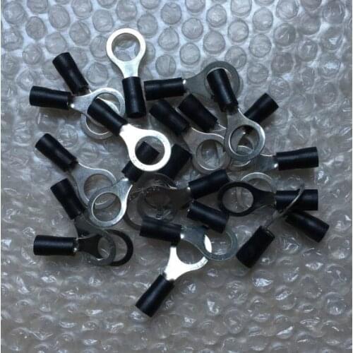 50PCS Circular insulation terminal end RV3.5-10 cold-press terminal blocks 2.5-4mm2