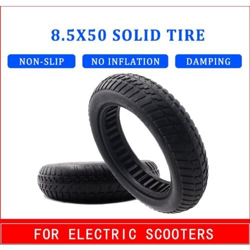 8 Inch 8.5x50 8.0X2 Inch Solid Tire for Electric Scooter Accessories Balancing Car Non Inflatable Solid Explosion Proof Tyre